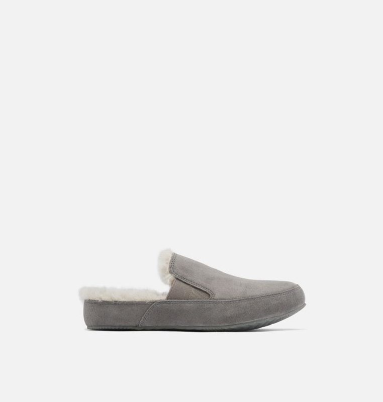 Womens Slippers Grey - Sorel Go™ - Errand Run - 185-CHGVLP
